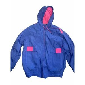 Vintage Be in the Current Seen Jacket Womens Size 16W Purple Pink Lined
